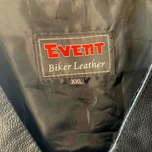 Event Biker Leather Vest - UNISEX